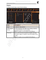 Предварительный просмотр 31 страницы Gigabyte AORUS AD27Qd User Manual