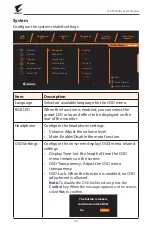 Предварительный просмотр 36 страницы Gigabyte AORUS CV27F User Manual