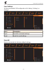 Предварительный просмотр 40 страницы Gigabyte AORUS CV27Q User Manual