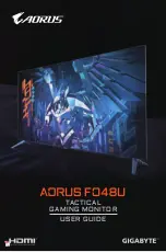 Gigabyte AORUS F048U User Manual предпросмотр