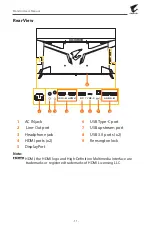 Предварительный просмотр 11 страницы Gigabyte AORUS F048U User Manual