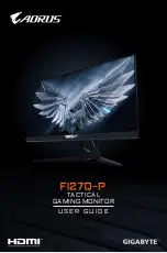 Gigabyte Aorus FI27Q-P User Manual preview