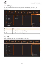 Предварительный просмотр 40 страницы Gigabyte Aorus FI27Q-P User Manual