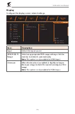 Preview for 36 page of Gigabyte AORUS FI27Q-X User Manual