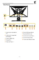 Предварительный просмотр 11 страницы Gigabyte AORUS FI32Q X User Manual