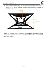 Предварительный просмотр 21 страницы Gigabyte AORUS FI32Q X User Manual