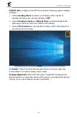 Предварительный просмотр 28 страницы Gigabyte AORUS FO48U User Manual