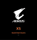 Gigabyte AORUS X5 v8 Quick Start Manual предпросмотр