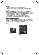 Предварительный просмотр 2 страницы Gigabyte B550 AORUS ELITE AX V2 User Manual