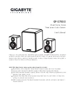 Gigabyte Black Kevlar Series GP-S7500 User Manual preview