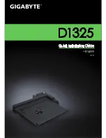 Gigabyte D1325 Quick Installation Manual preview