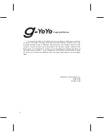 Preview for 2 page of Gigabyte g-YoYo Owner'S Manual