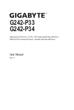 Gigabyte G242-P33 User Manual preview