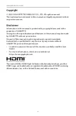 Preview for 2 page of Gigabyte G27F2 User Manual