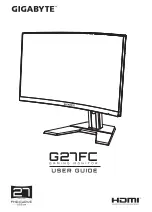 Gigabyte G27FC User Manual предпросмотр