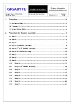 Preview for 2 page of Gigabyte G481-HA0-00 Assembly Notice