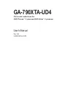 Gigabyte GA-790XTA-UD4 User Manual preview