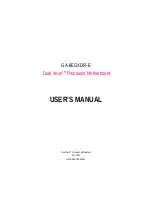 Preview for 1 page of Gigabyte GA-8EGXDR-E User Manual