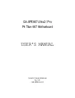 Preview for 5 page of Gigabyte GA-8PE667 Pro User Manual