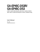 Preview for 1 page of Gigabyte GA-EP45C-DS3 User Manual