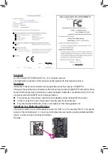 Предварительный просмотр 2 страницы Gigabyte GA-F2A78M-DASHV User Manual