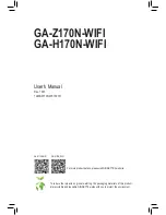 Gigabyte GA-H170N-WIFI User Manual preview