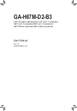 Gigabyte GA-H67M-D2-B3 User Manual preview