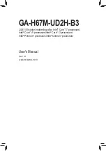 Gigabyte GA-H67M-UD2H-B3 User Manual preview