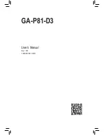 Preview for 1 page of Gigabyte GA-H81M-S User Manual