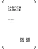 Preview for 1 page of Gigabyte GA-H97-D3H User Manual