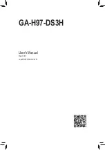 Gigabyte GA-H97-DS3H User Manual preview