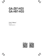 Preview for 1 page of Gigabyte GA-H97-HD3 User Manual