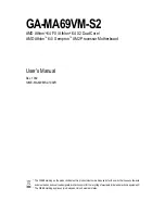 Preview for 1 page of Gigabyte GA-MA69VM-S2 User Manual