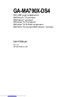 Предварительный просмотр 1 страницы Gigabyte GA-MA790X-DS4 User Manual