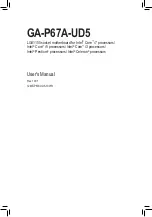 Gigabyte GA-P67A-UD5 User Manual preview