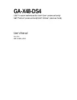 Preview for 1 page of Gigabyte GA-X48-DS4 User Manual