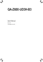 Preview for 1 page of Gigabyte GA-Z68X-UD3H-B3 User Manual