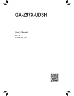 Gigabyte GA-Z97X-UD3H User Manual preview