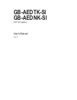 Gigabyte GB-AEDNK User Manual preview