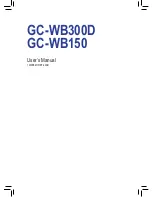 Preview for 1 page of Gigabyte GC-WB150 User Manual