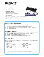 Preview for 1 page of Gigabyte GK-8C Manual