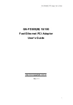 Gigabyte GN-FE605 User Manual preview