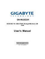 Gigabyte GN-WLBZ201 User Manual preview