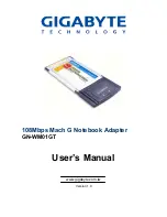 Gigabyte GN-WM01GT User Manual preview