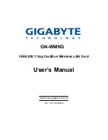 Gigabyte GN-WMKG User Manual preview