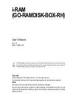 Gigabyte GO-RAMDISK-BOX-RH User Manual preview