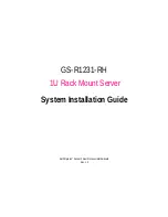 Gigabyte GS-R1231-RH System Installation Manual preview