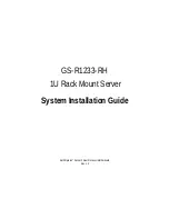 Gigabyte GS-R1233-RH System Installation Manual preview