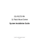 Gigabyte GS-R1270-RH System Installation Manual preview