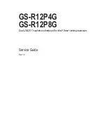 Preview for 1 page of Gigabyte GS-R12P4G Service Manual